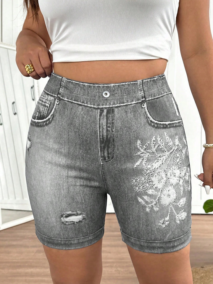 Pantaloni scurți SHEIN, gri