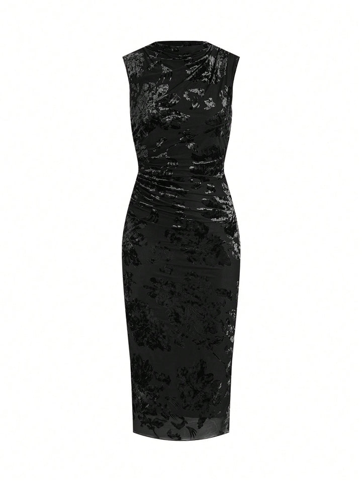 Rochie midi SHEIN, negru