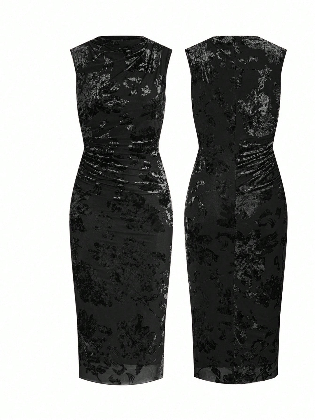 Rochie midi SHEIN, negru