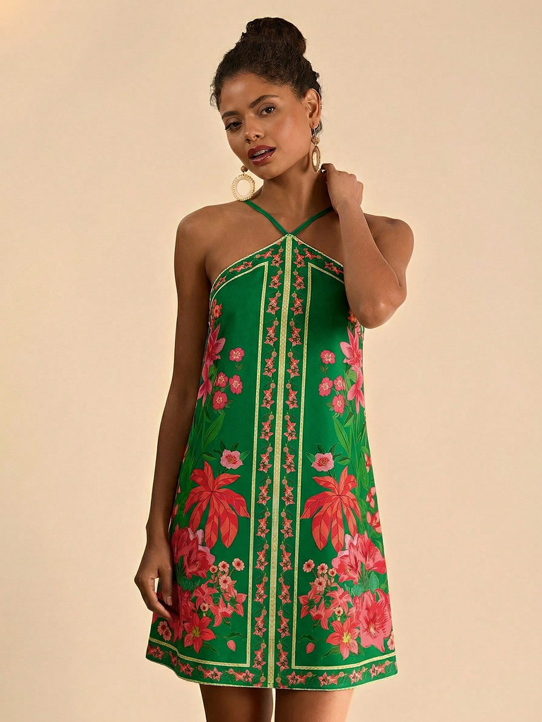 Rochie mini SHEIN, verde