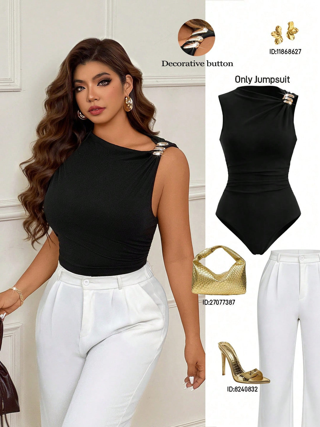 Body SHEIN, negru