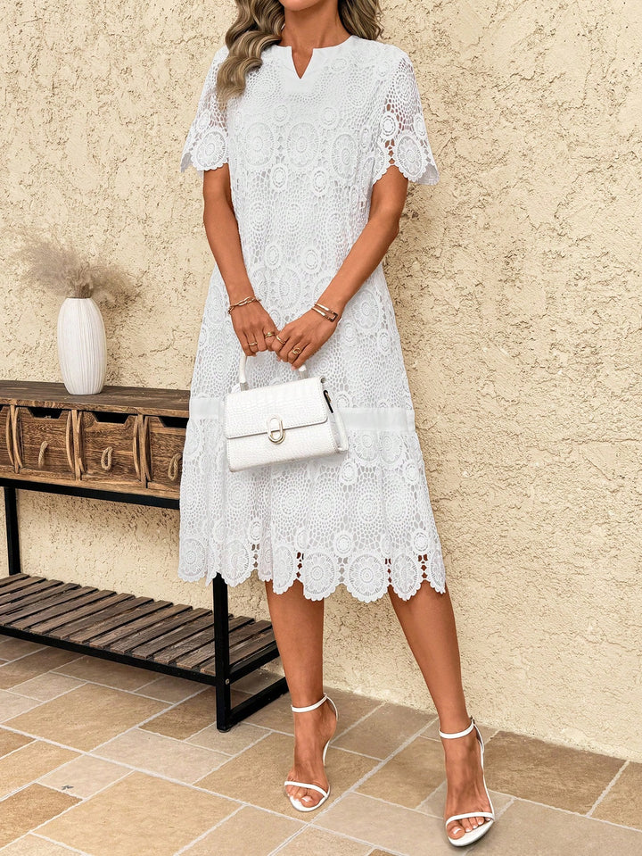 Rochie midi SHEIN, bej