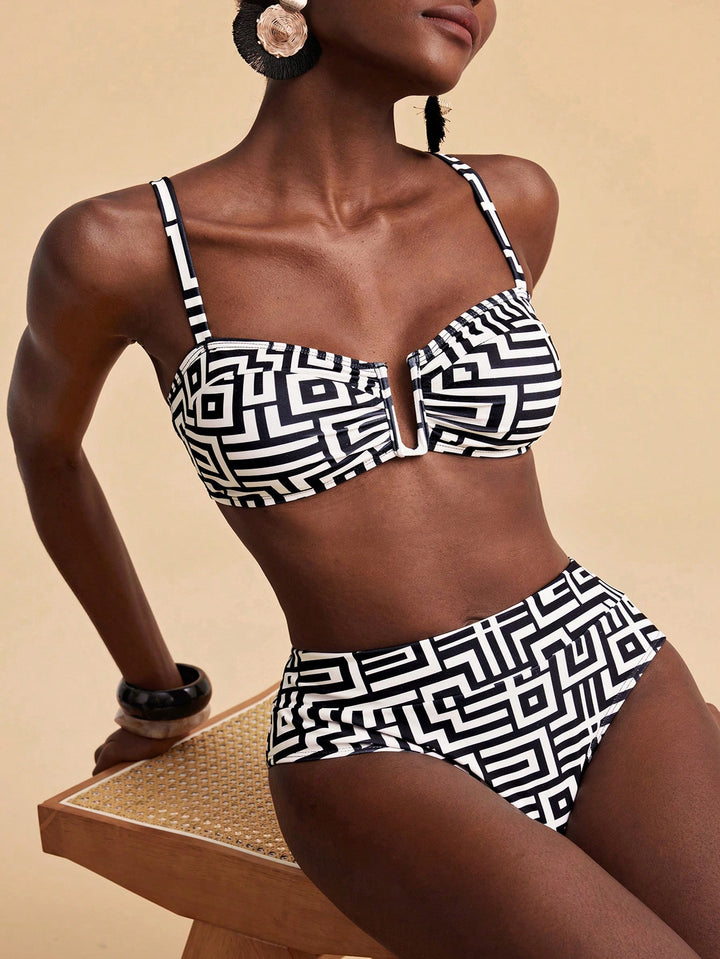 Costum de baie SHEIN, mix culori