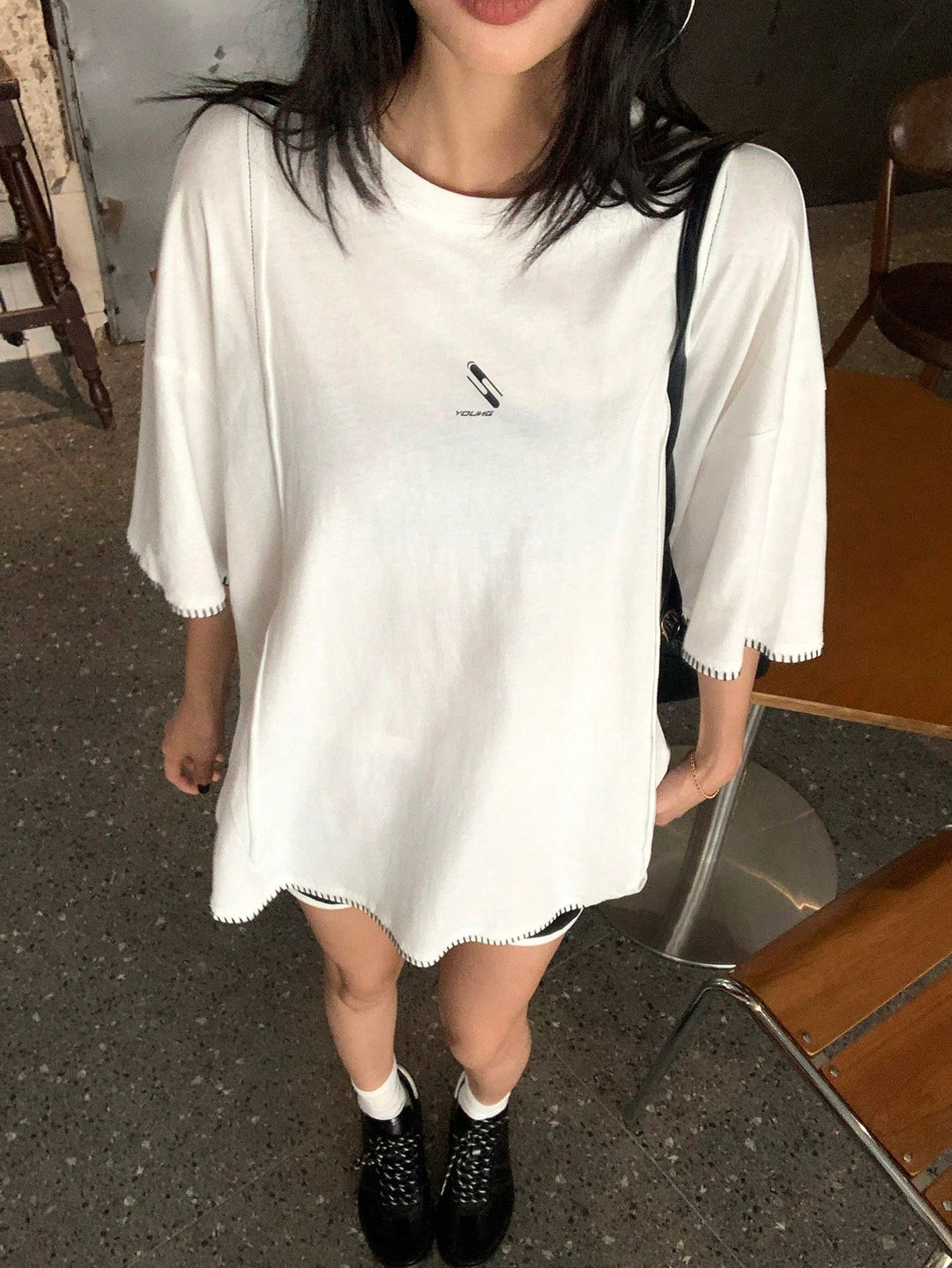 Tricou SHEIN, alb