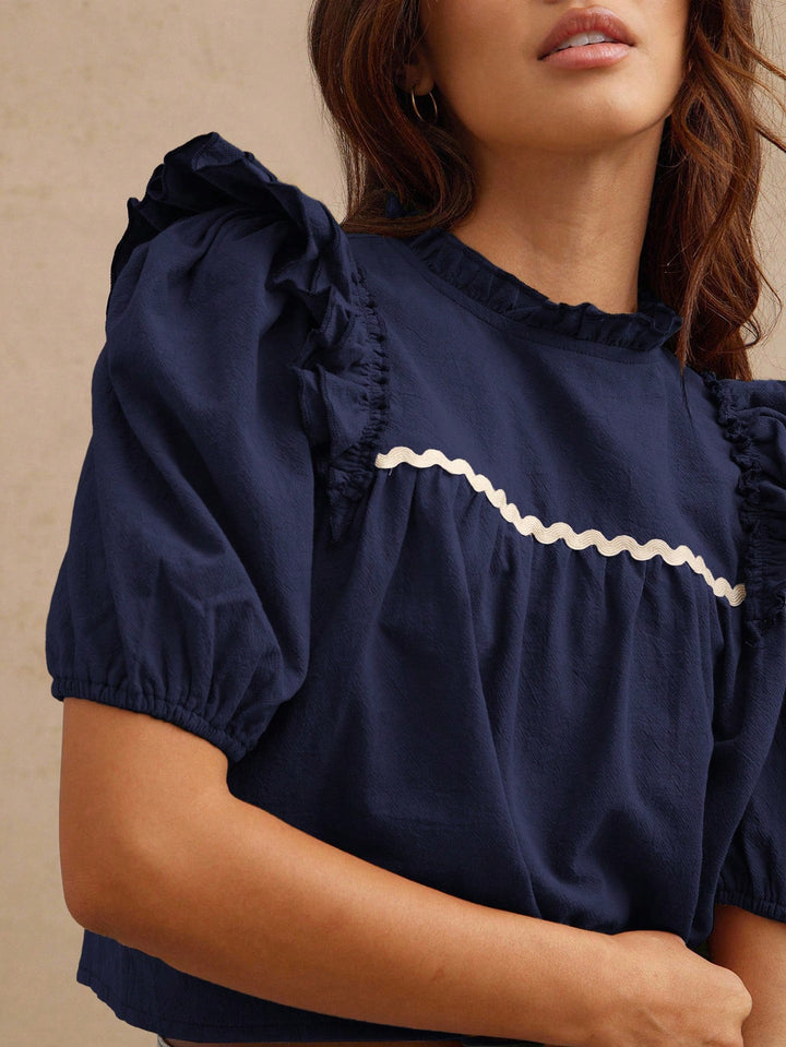 Top SHEIN, albastru