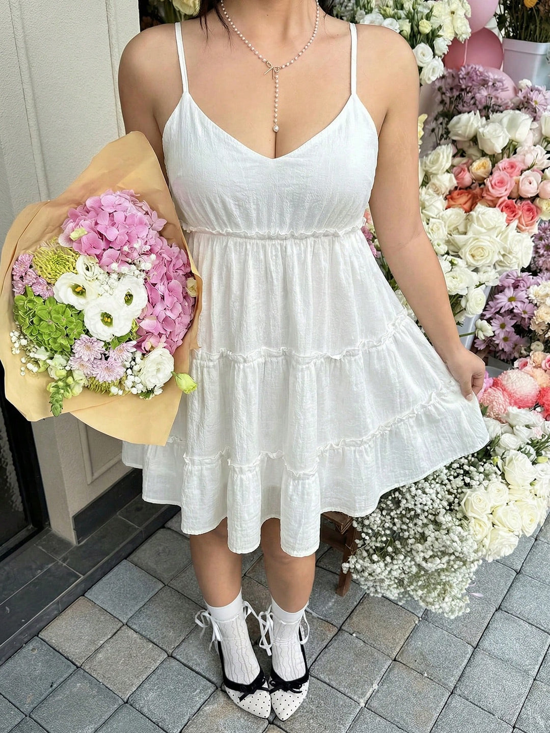 Rochie SHEIN, alb