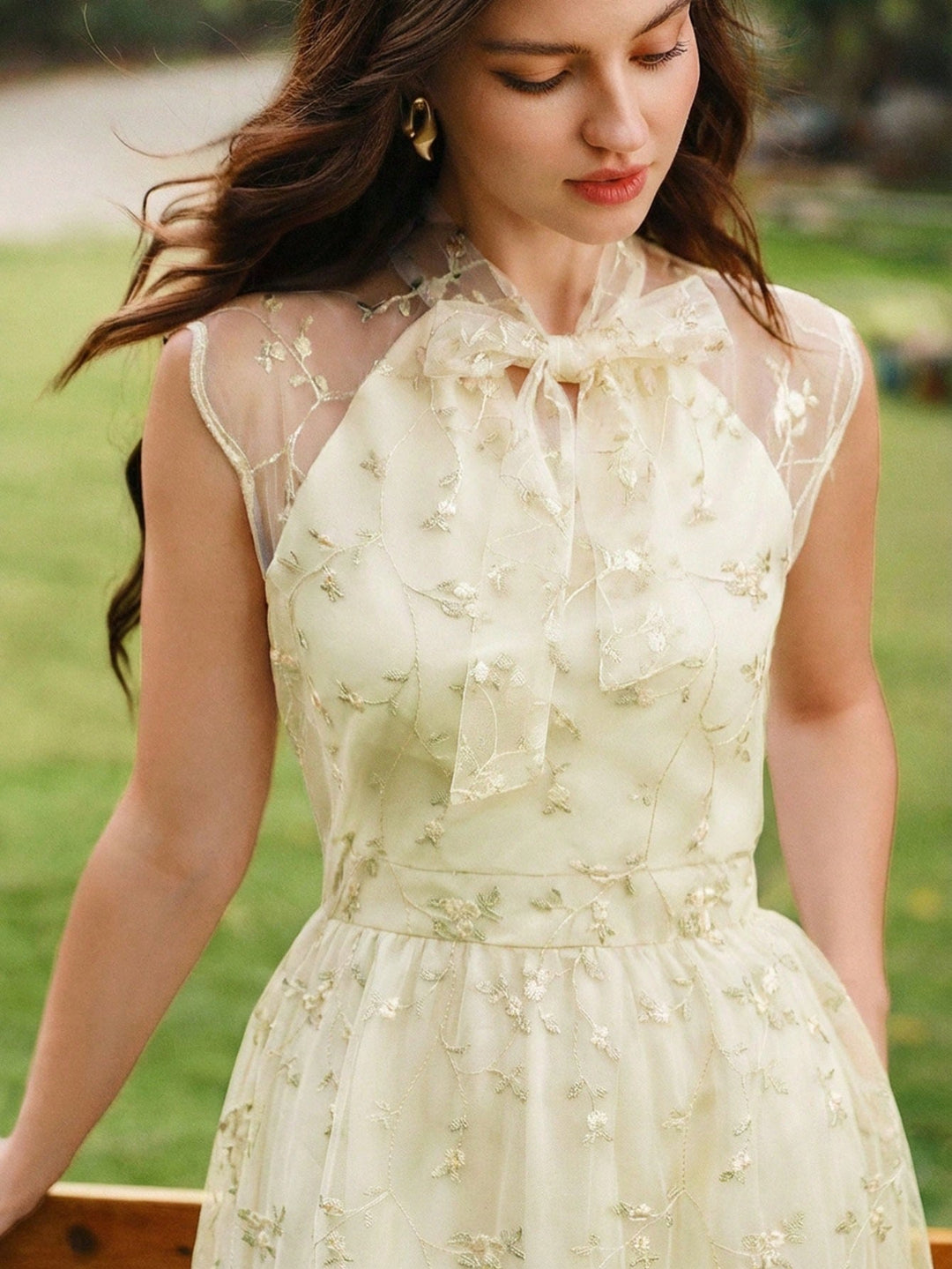 Rochie midi SHEIN, bej