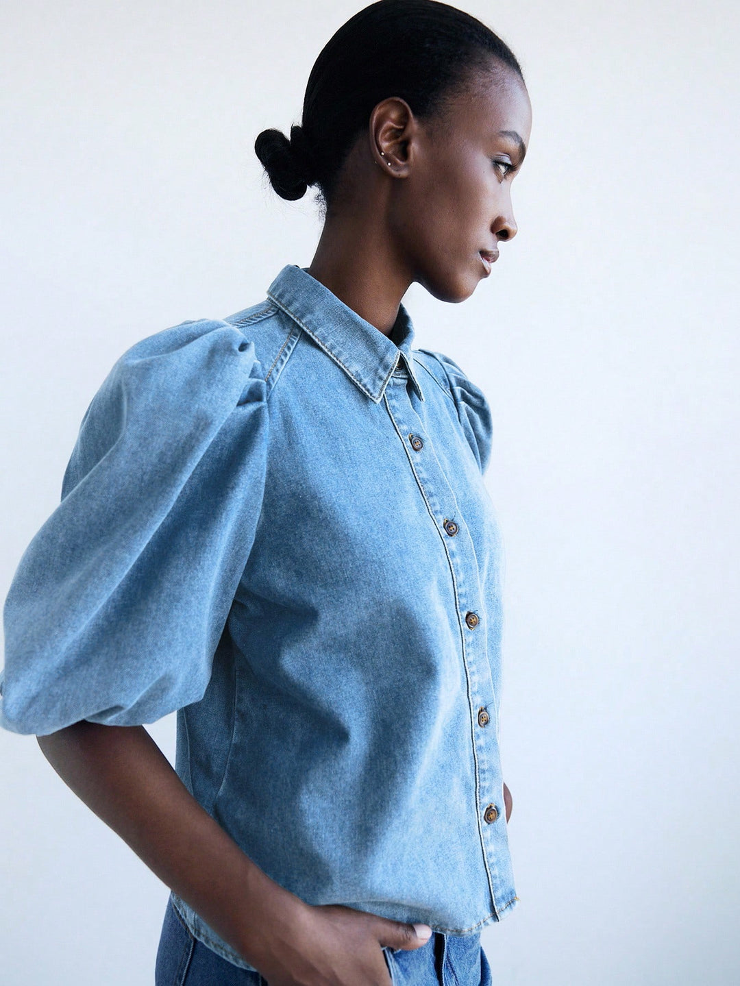 Top SHEIN, alb
