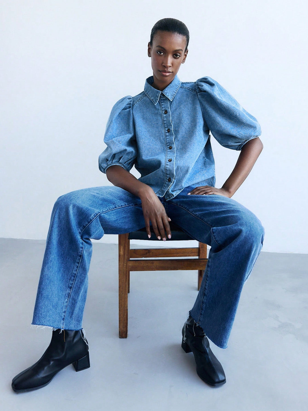 Top SHEIN, alb