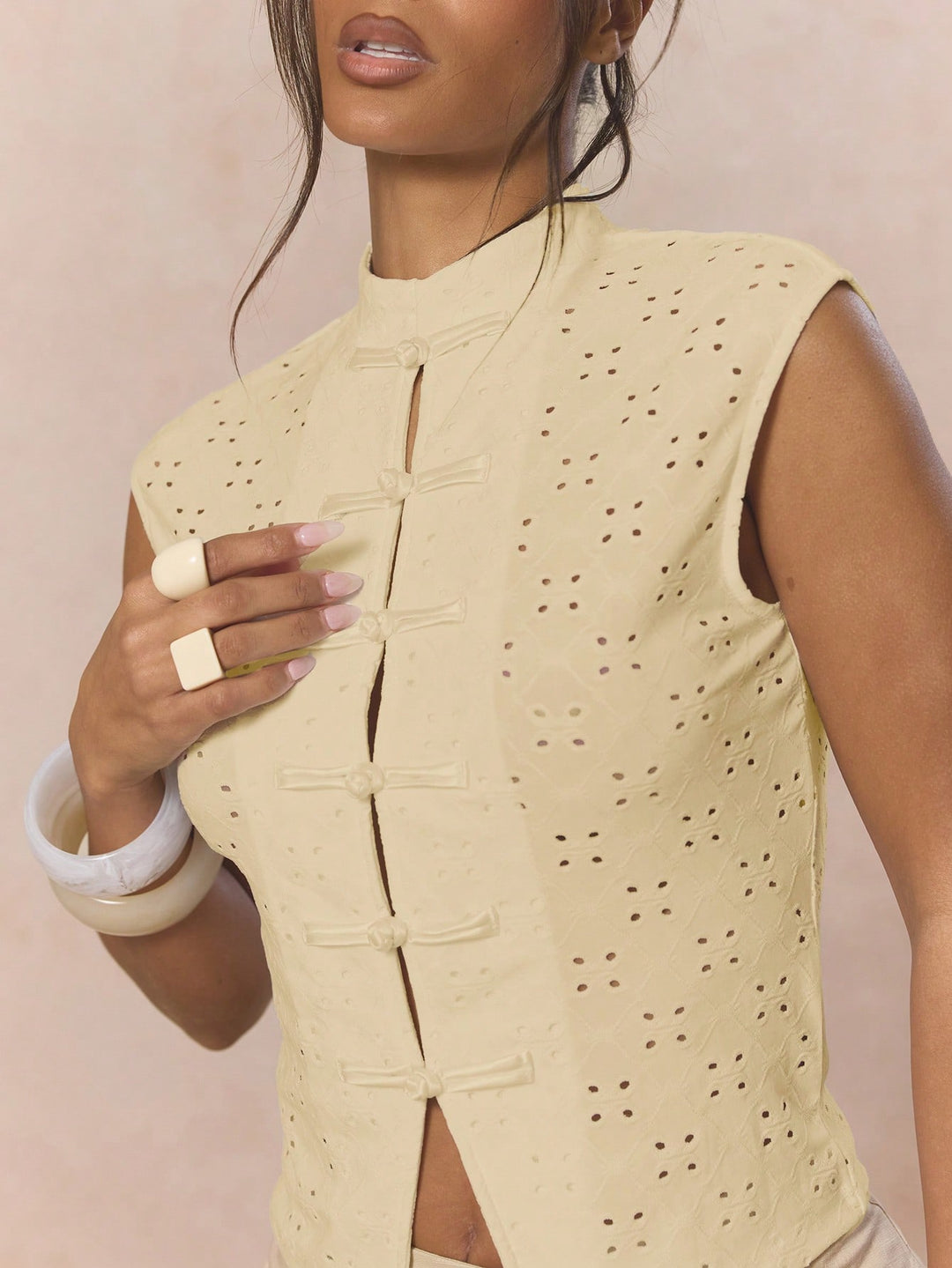 Top SHEIN, galben
