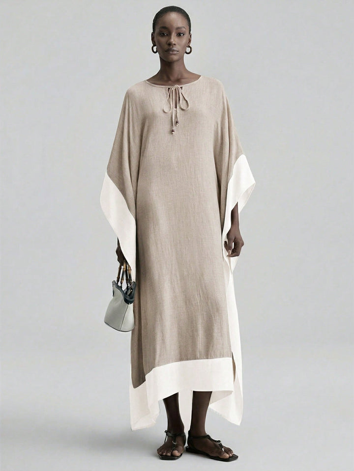 Rochie maxi SHEIN, kaki