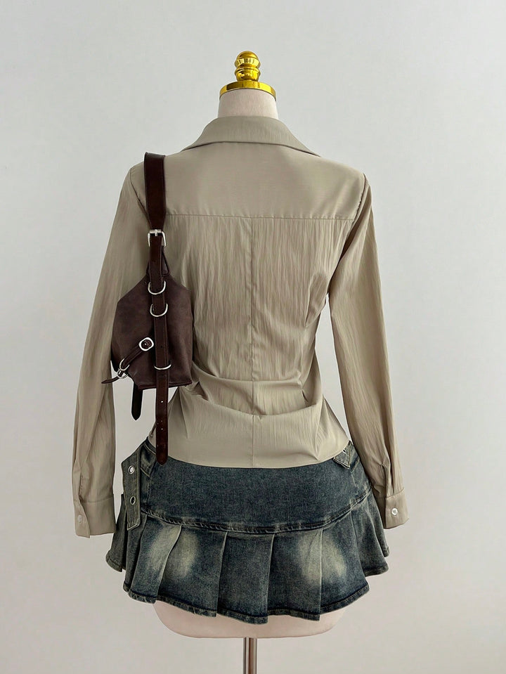 Bluza SHEIN, kaki