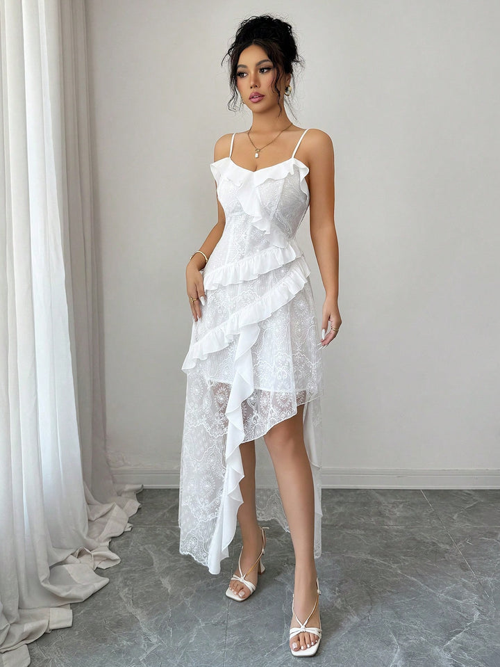 Rochie midi SHEIN, alb