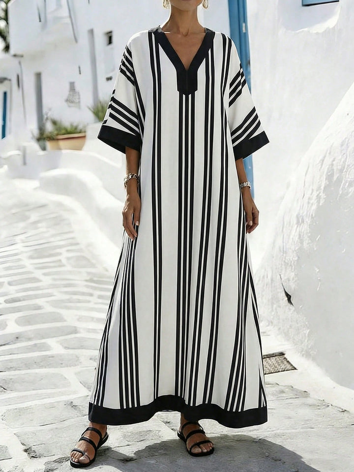 Rochie maxi SHEIN, mix culori