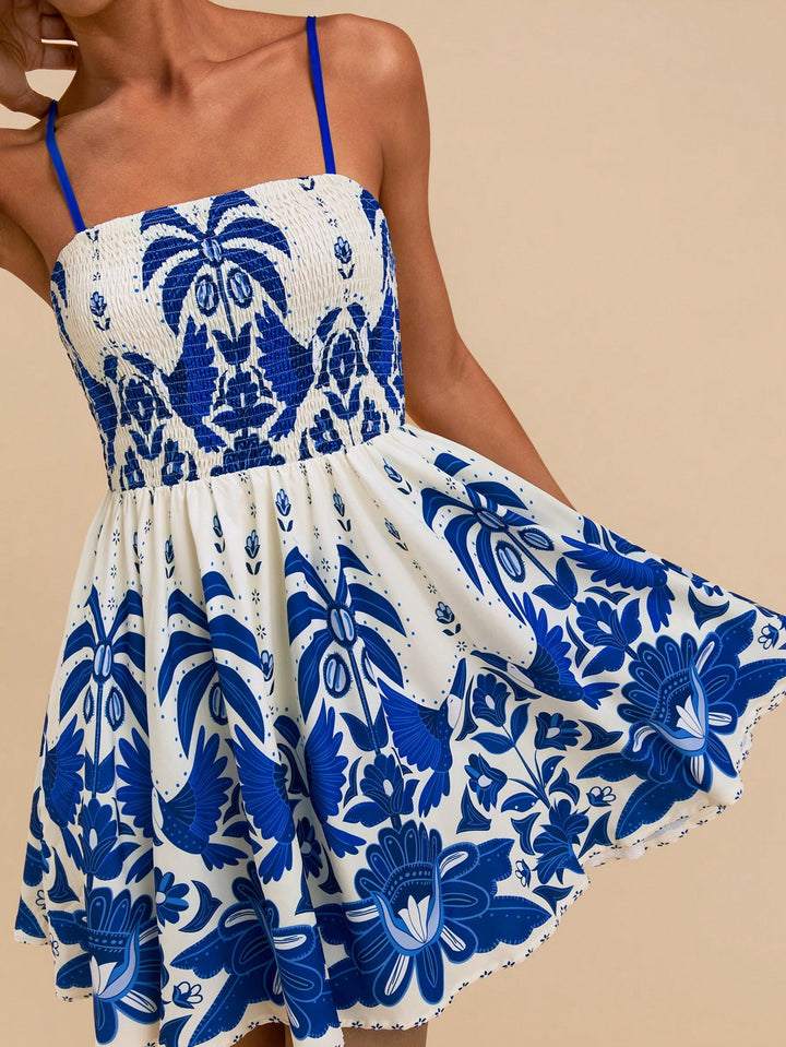 Rochie scurtă SHEIN, albastru