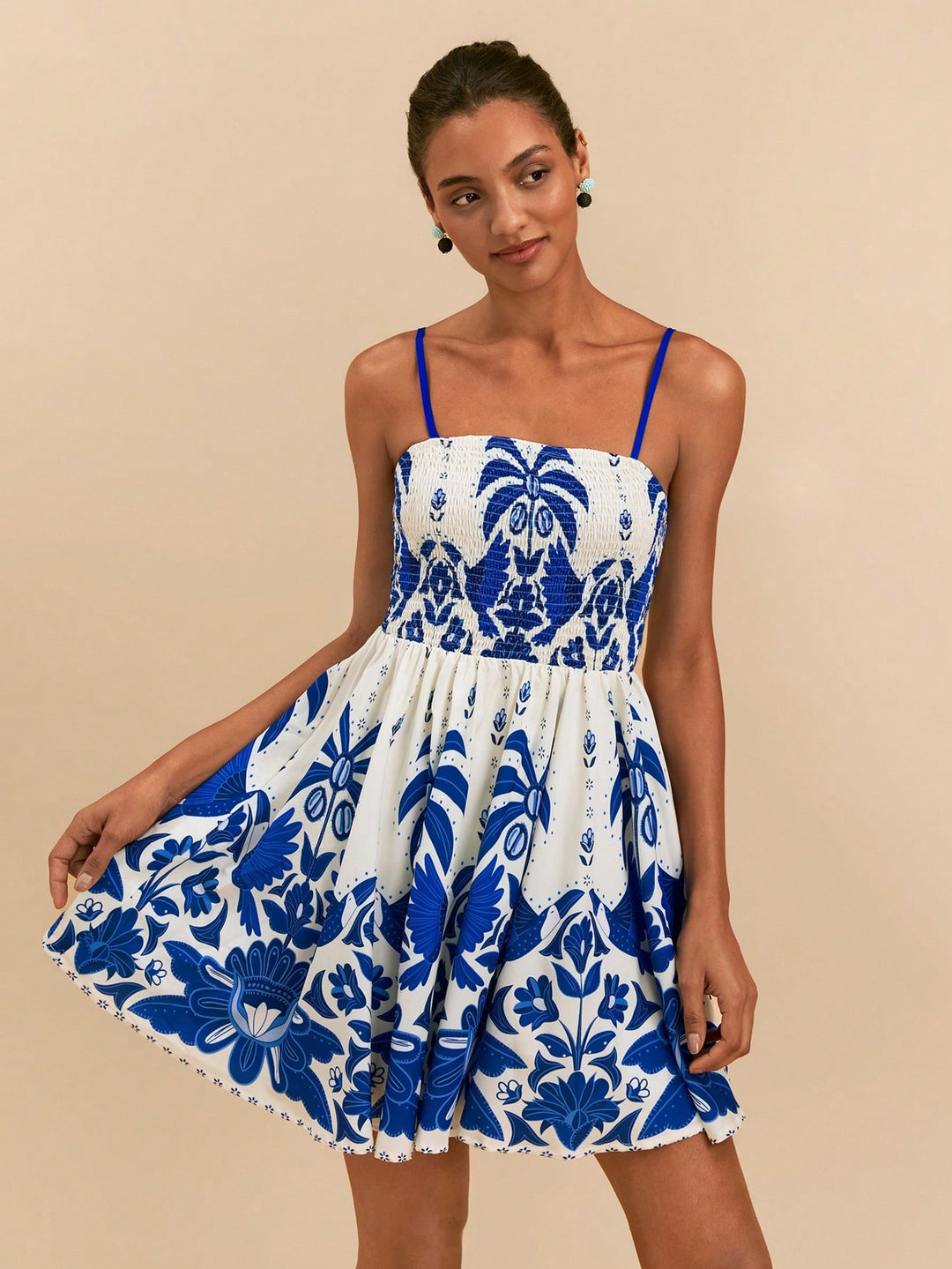 Rochie scurtă SHEIN, albastru