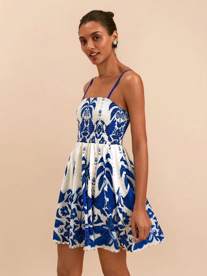 Rochie scurtă SHEIN, albastru