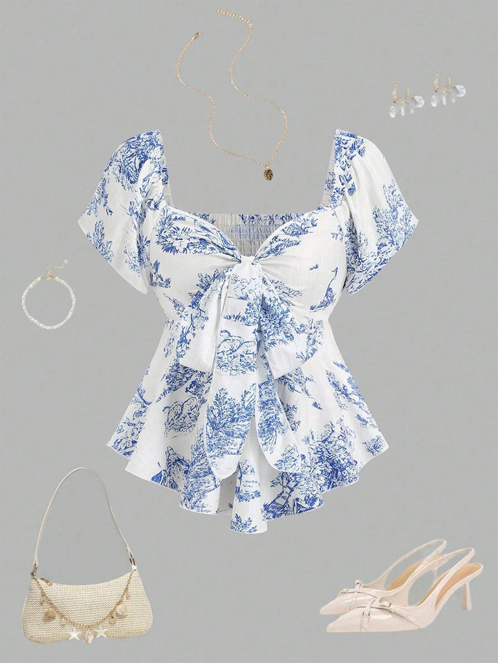 Bluza SHEIN, albastru