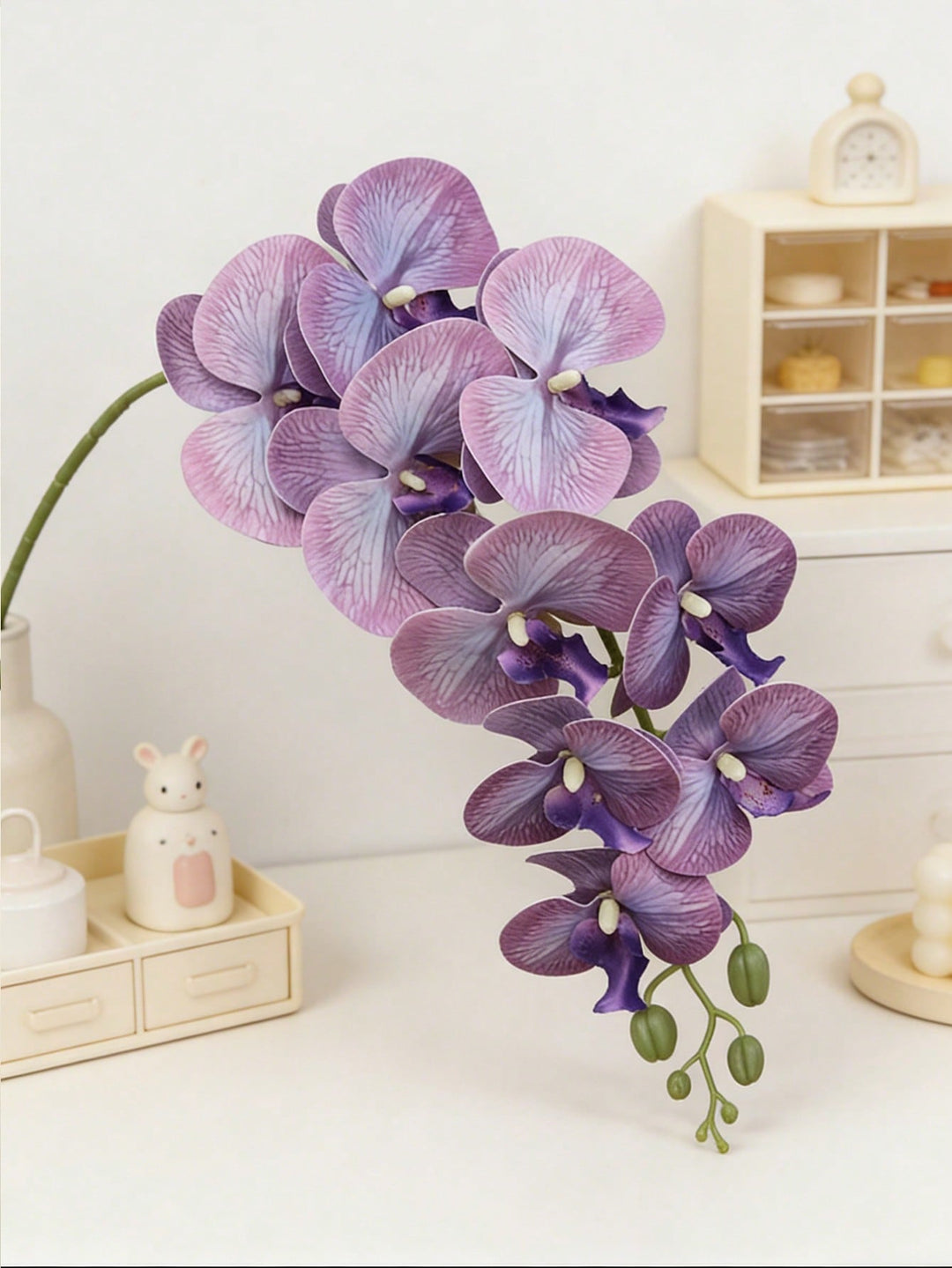 Floari artificiale SHEIN, mix culori