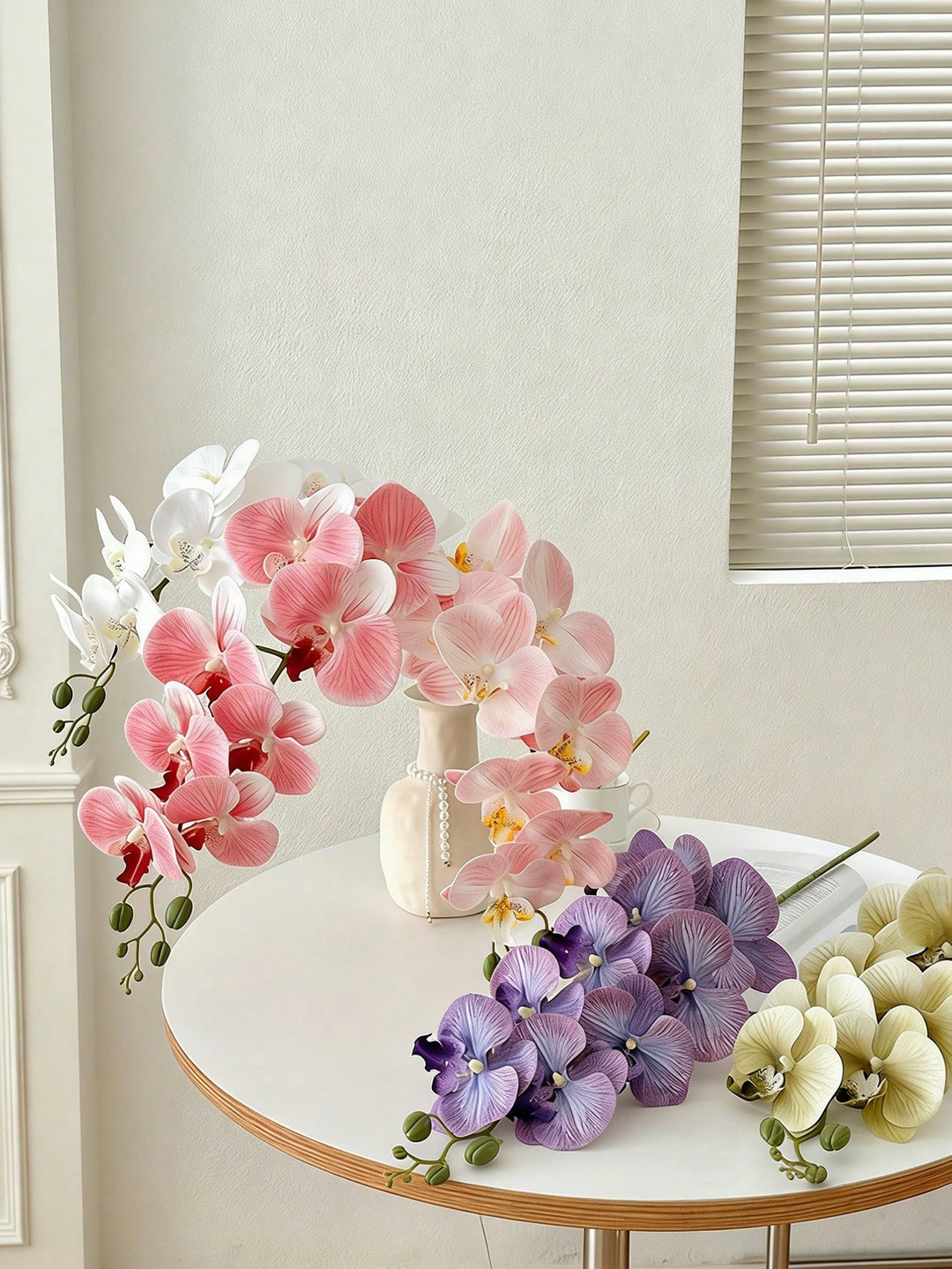 Floari artificiale SHEIN, mix culori