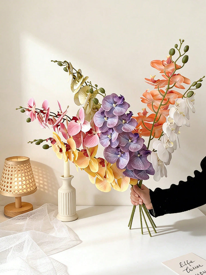 Floari artificiale SHEIN, mix culori