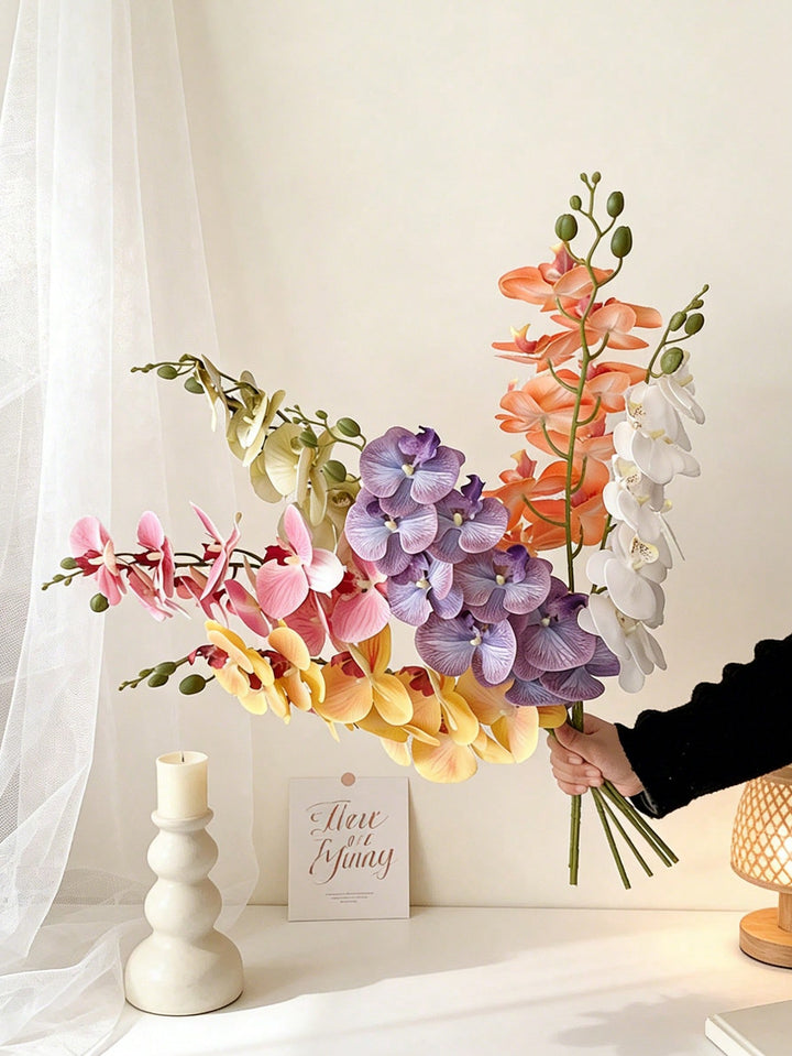 Floari artificiale SHEIN, mix culori