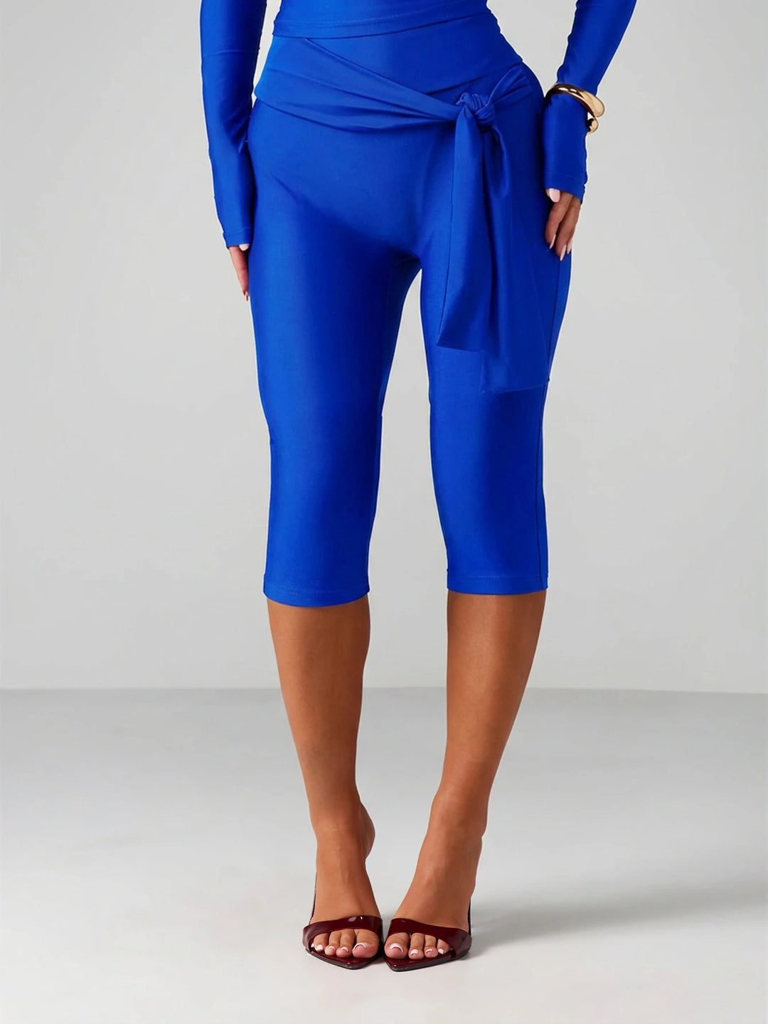 3/4-Es leggings SHEIN, kék