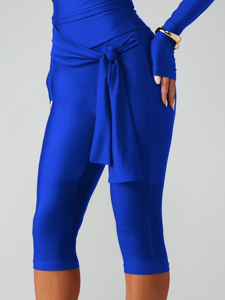 3/4-Es leggings SHEIN, kék