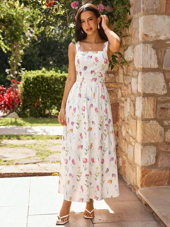 Rochie maxi SHEIN, alb