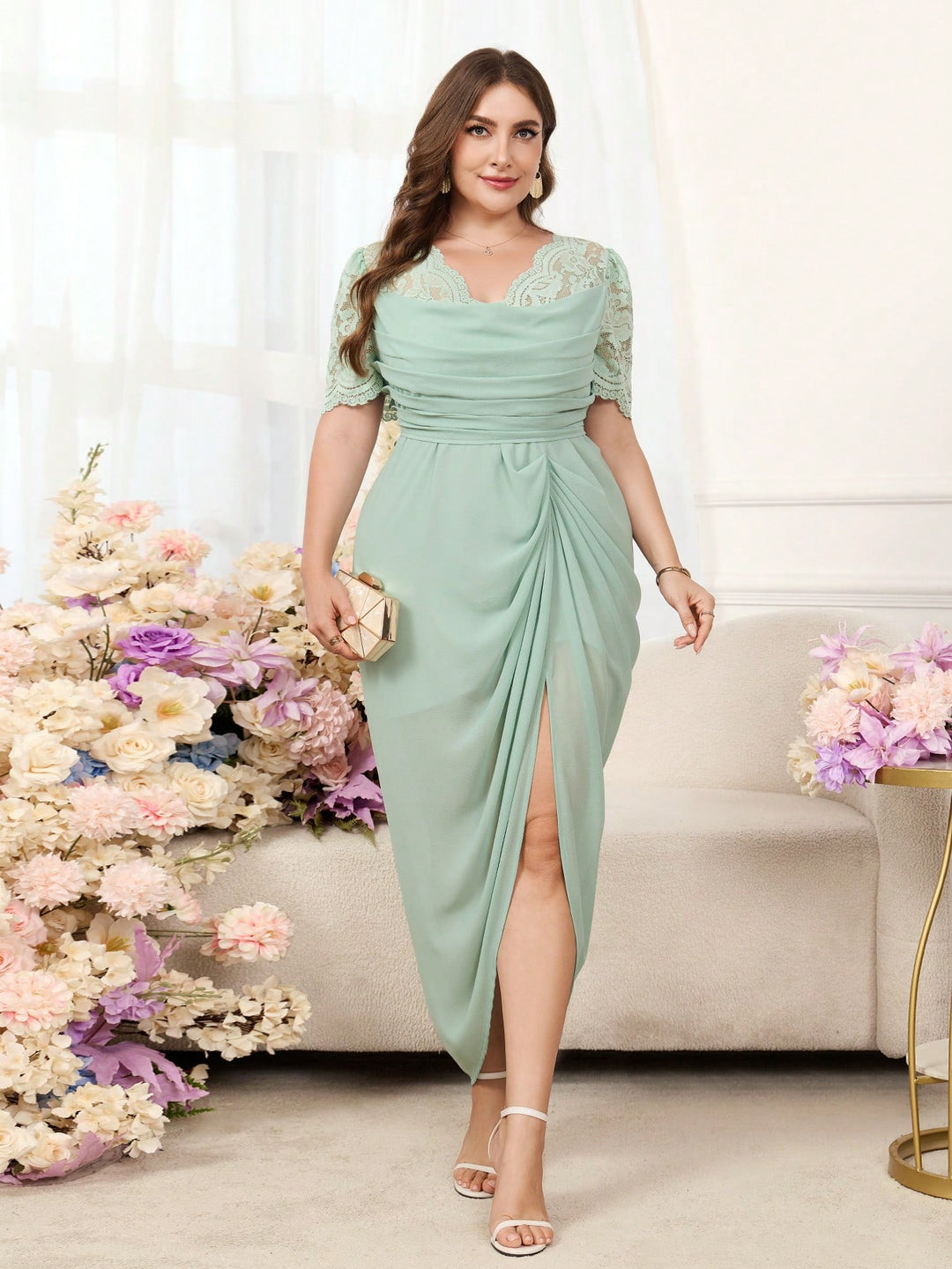 Rochie SHEIN, verde