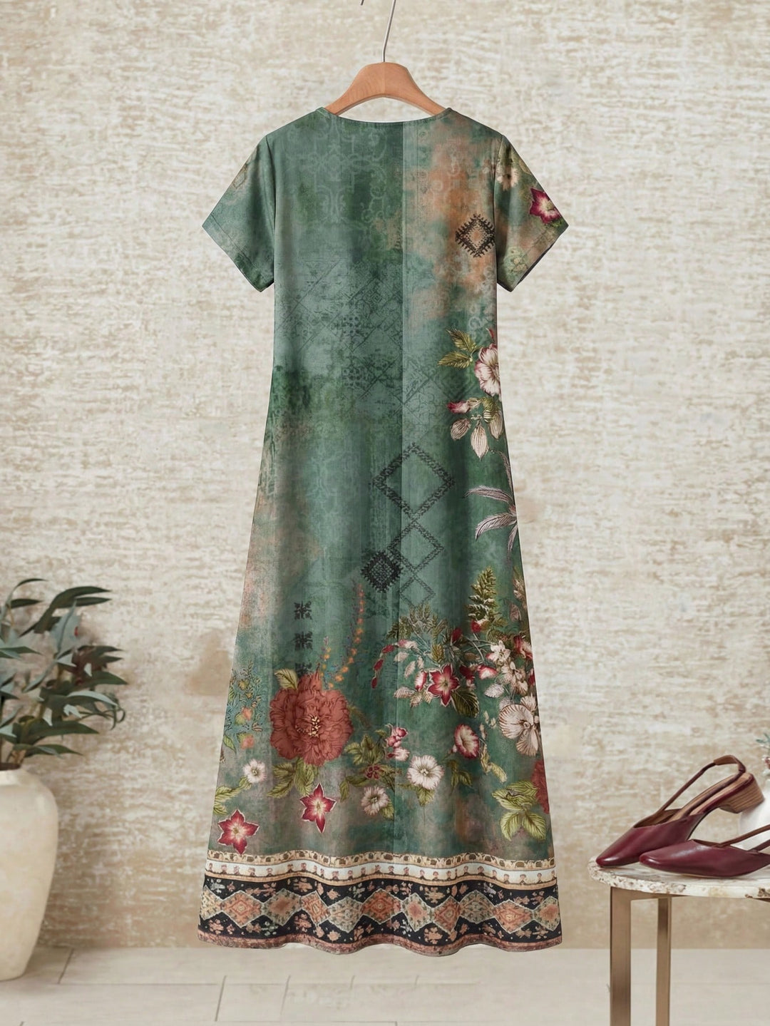 Rochie maxi SHEIN, mix culori
