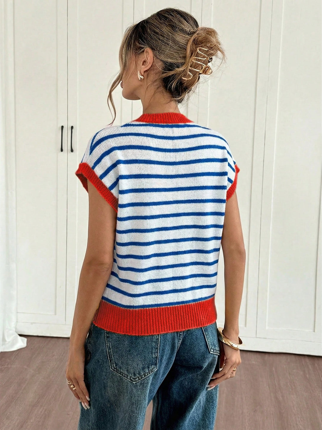 Tricou tricotat SHEIN, mix culori