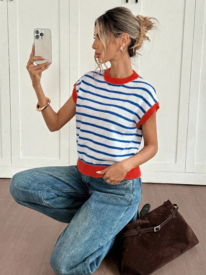 Tricou tricotat SHEIN, mix culori