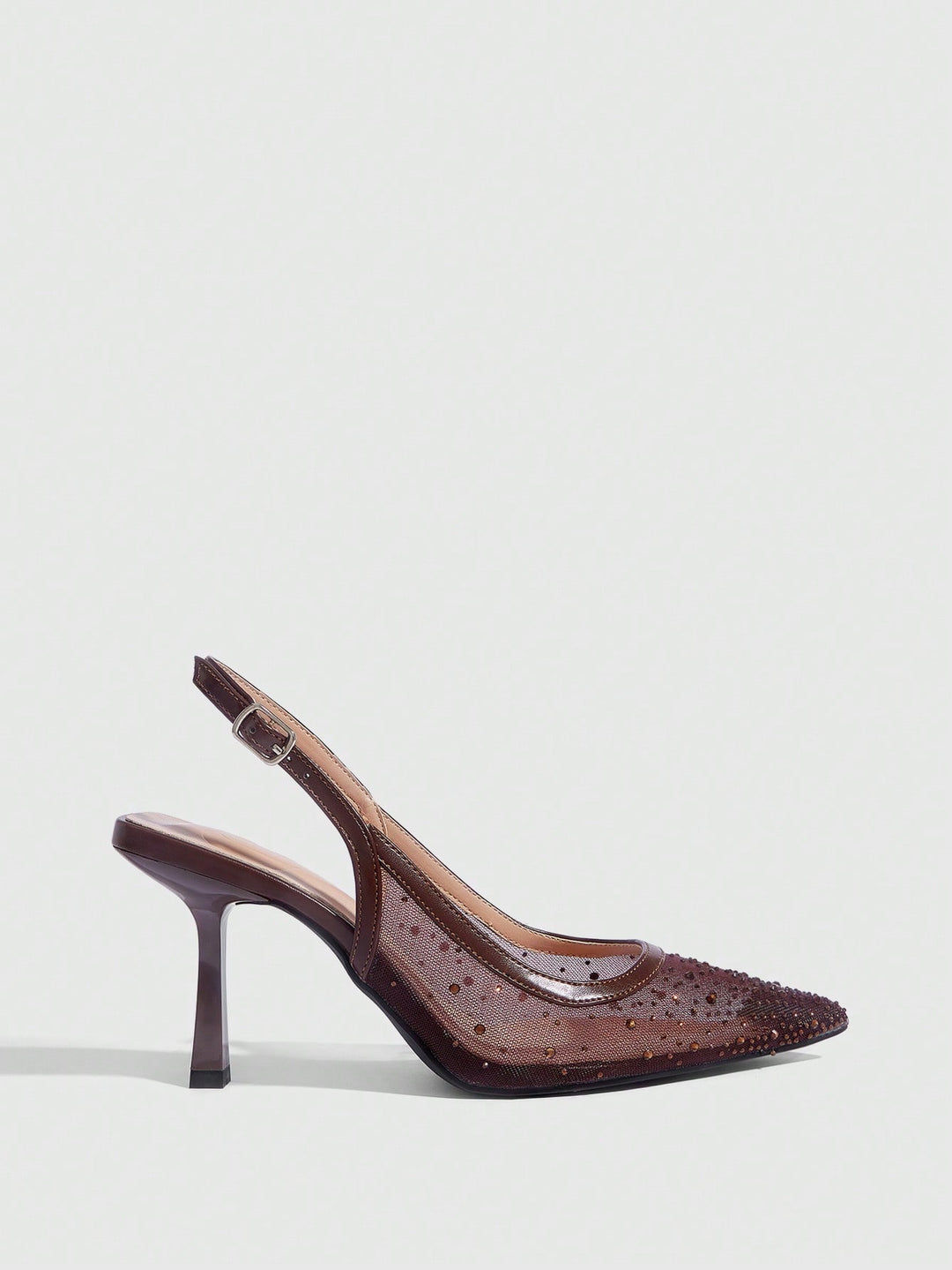 Pantofi cu toc SHEIN, maro