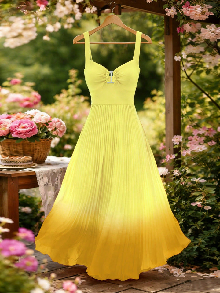 Rochie maxi SHEIN, galben