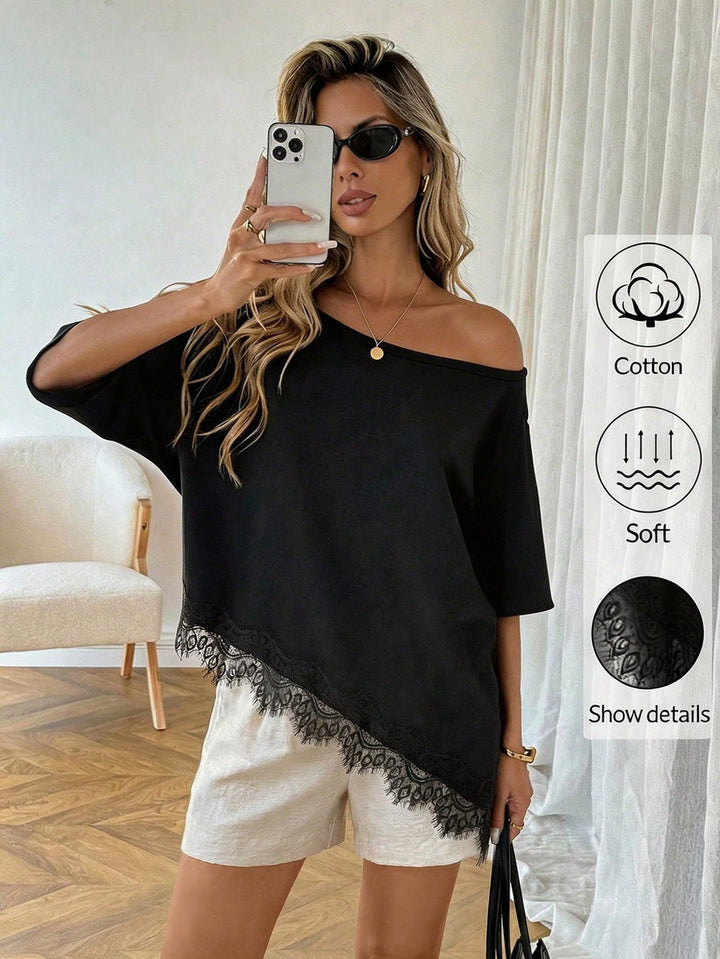 Top SHEIN, negru