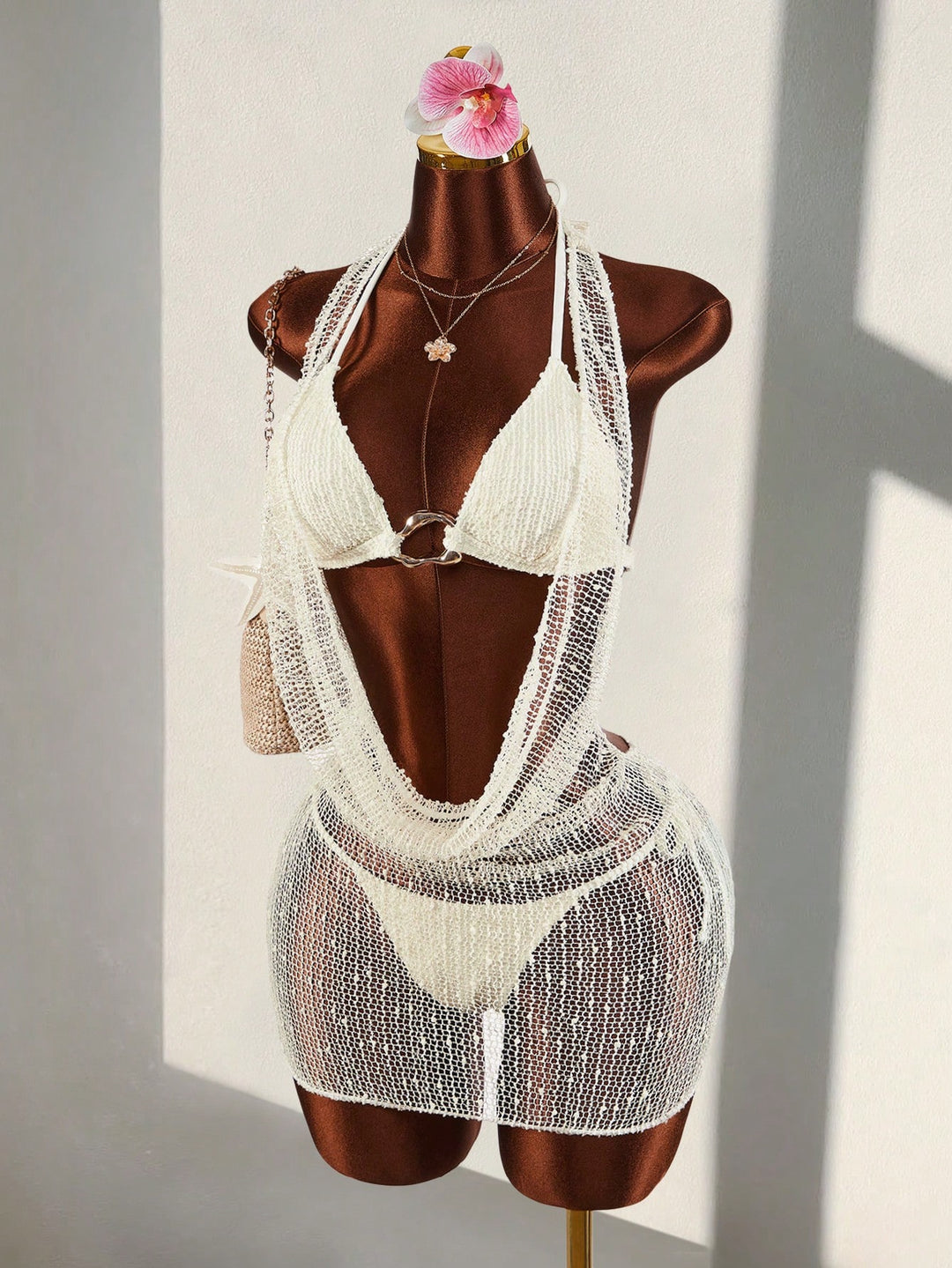 Set bikini SHEIN, bej