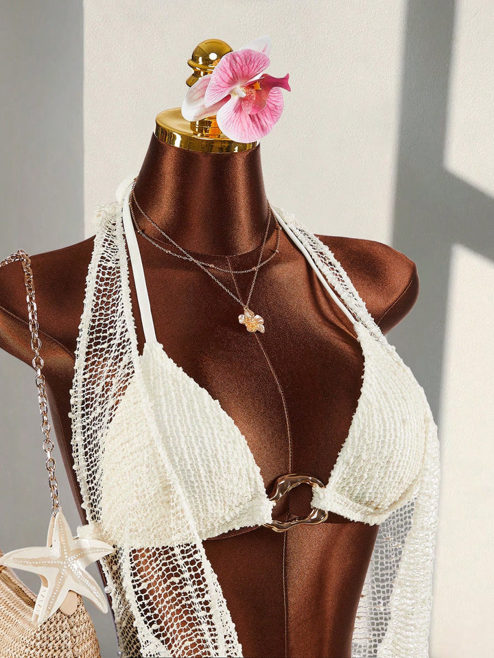 Set bikini SHEIN, bej
