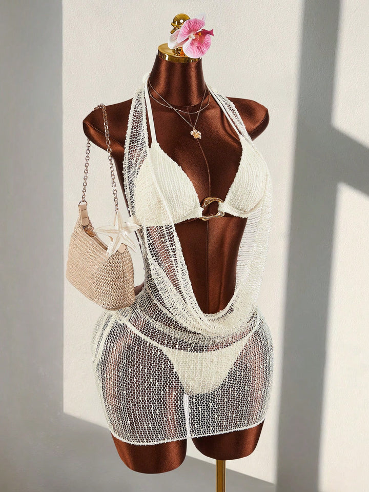 Set bikini SHEIN, bej