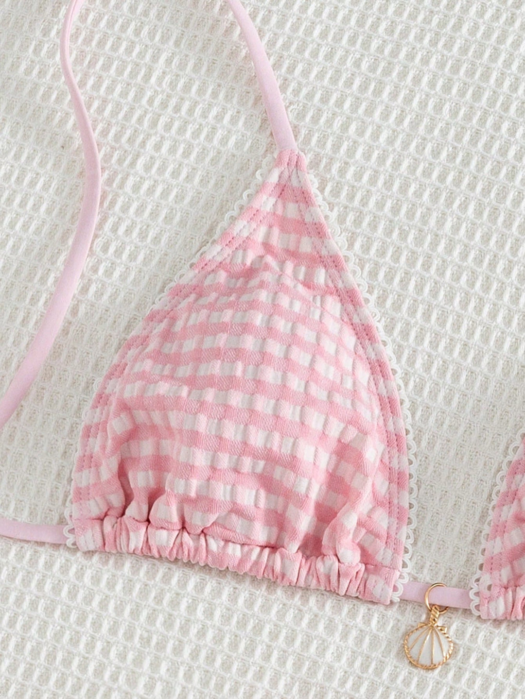 Set bikini SHEIN, roz