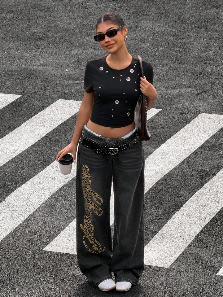 Jeans SHEIN, gri