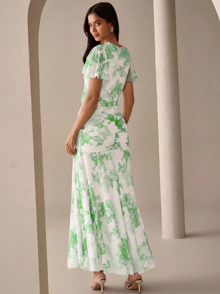 Rochie maxi SHEIN, verde