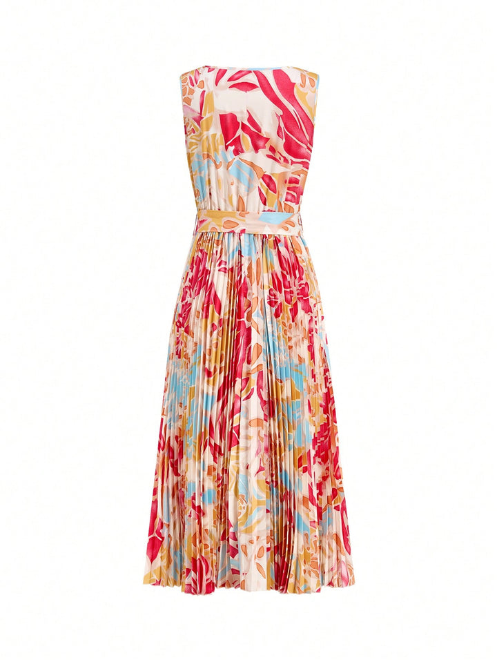 Rochie midi SHEIN, mix culori