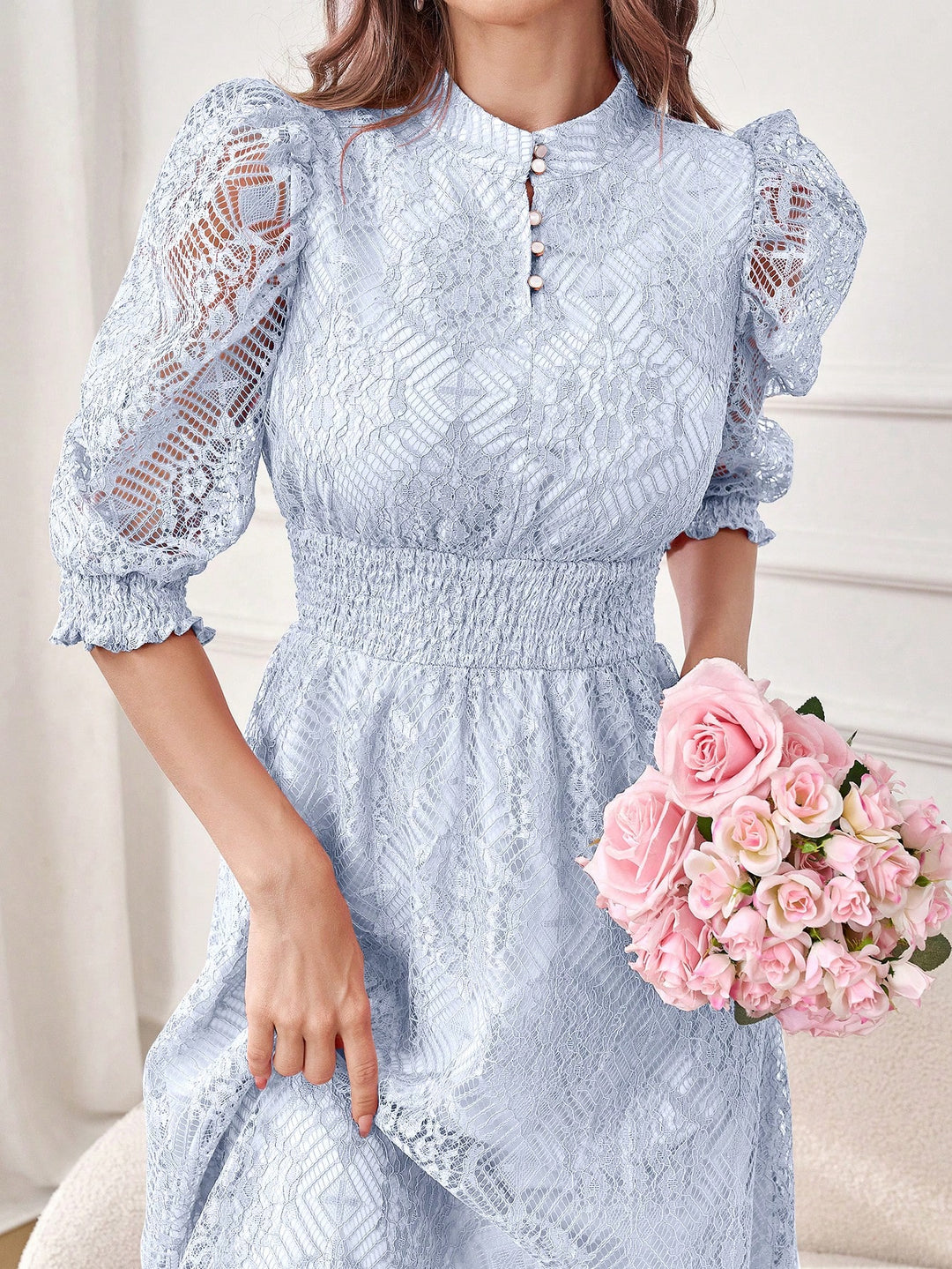 Rochie maxi SHEIN, albastru