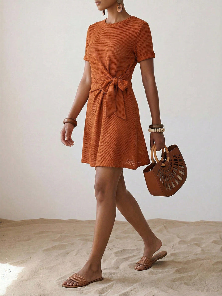 Rochie mini SHEIN, maro
