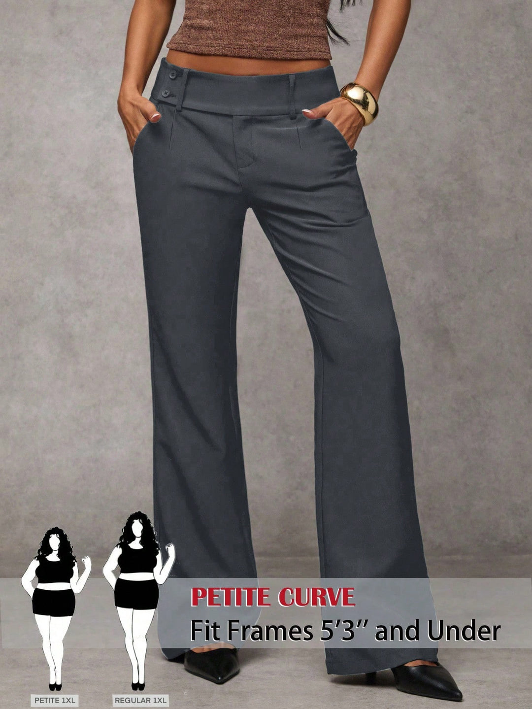 Pantaloni SHEIN, gri