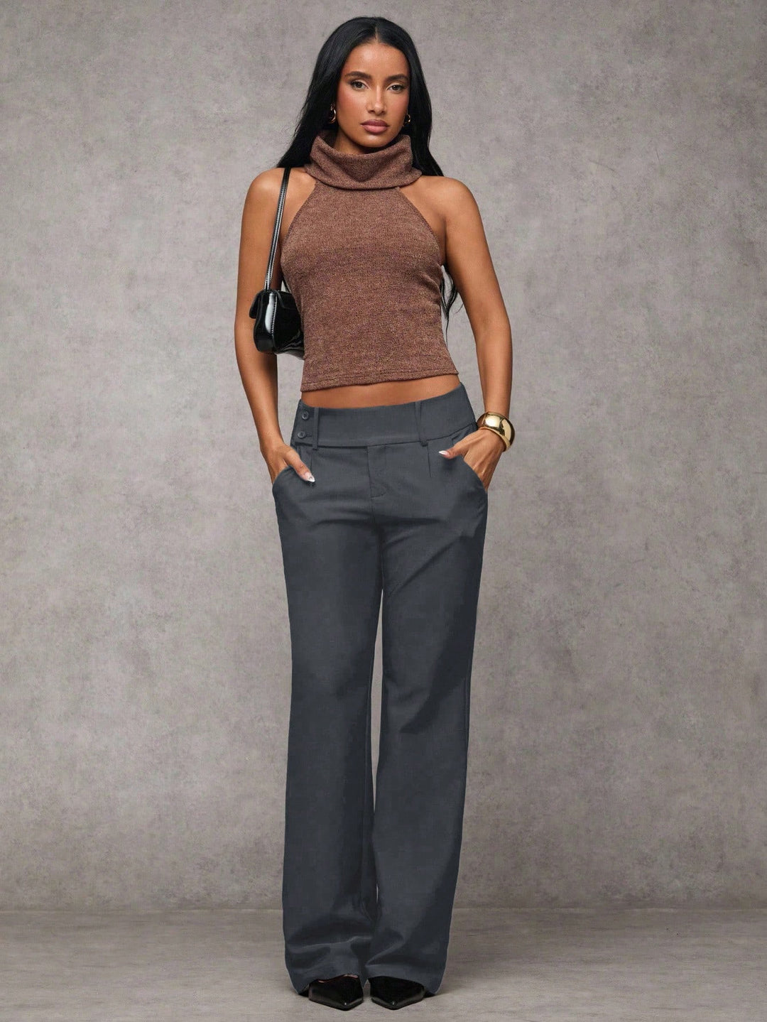 Pantaloni SHEIN, gri