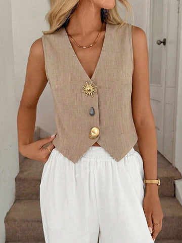 Top SHEIN, bej