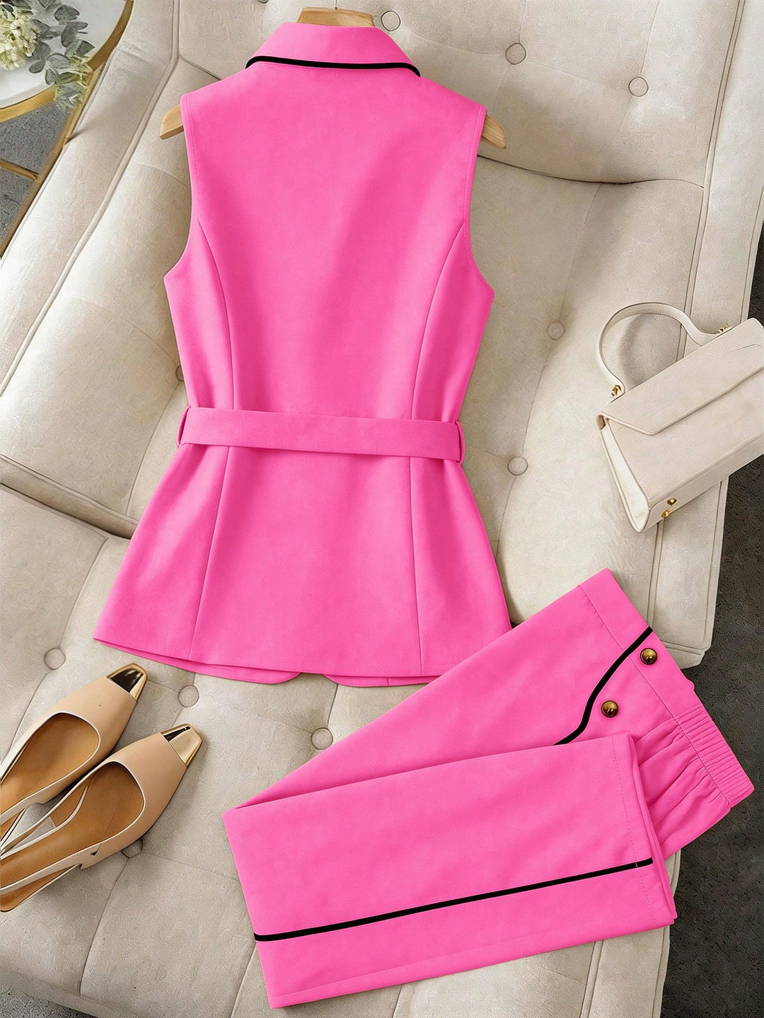 Costum SHEIN, roz