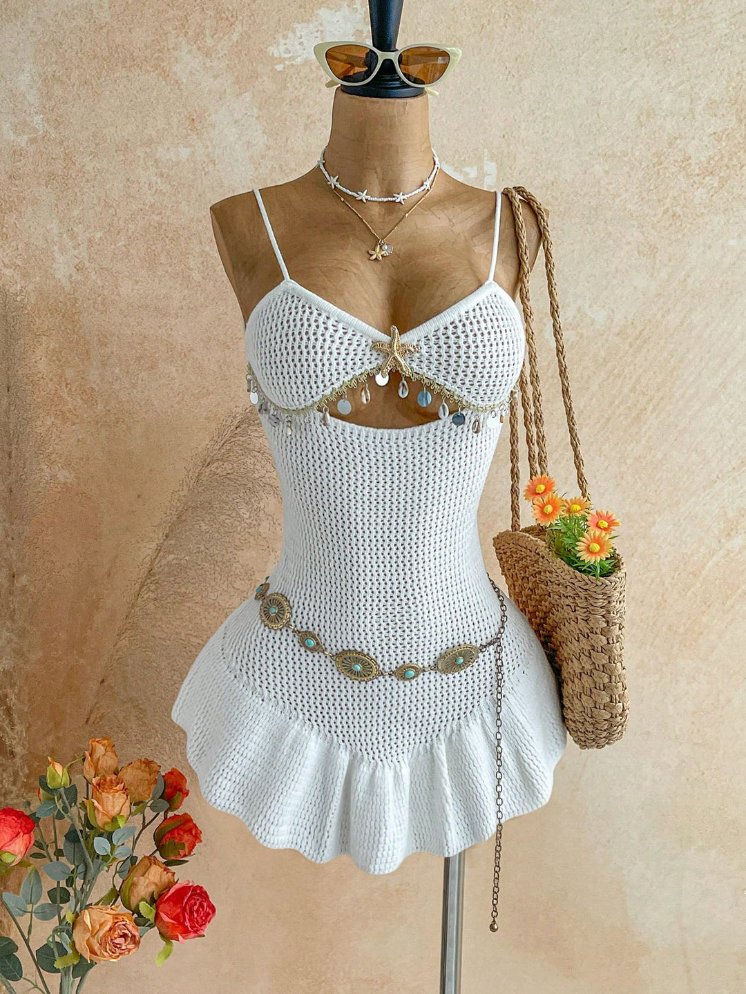 Rochie SHEIN, alb